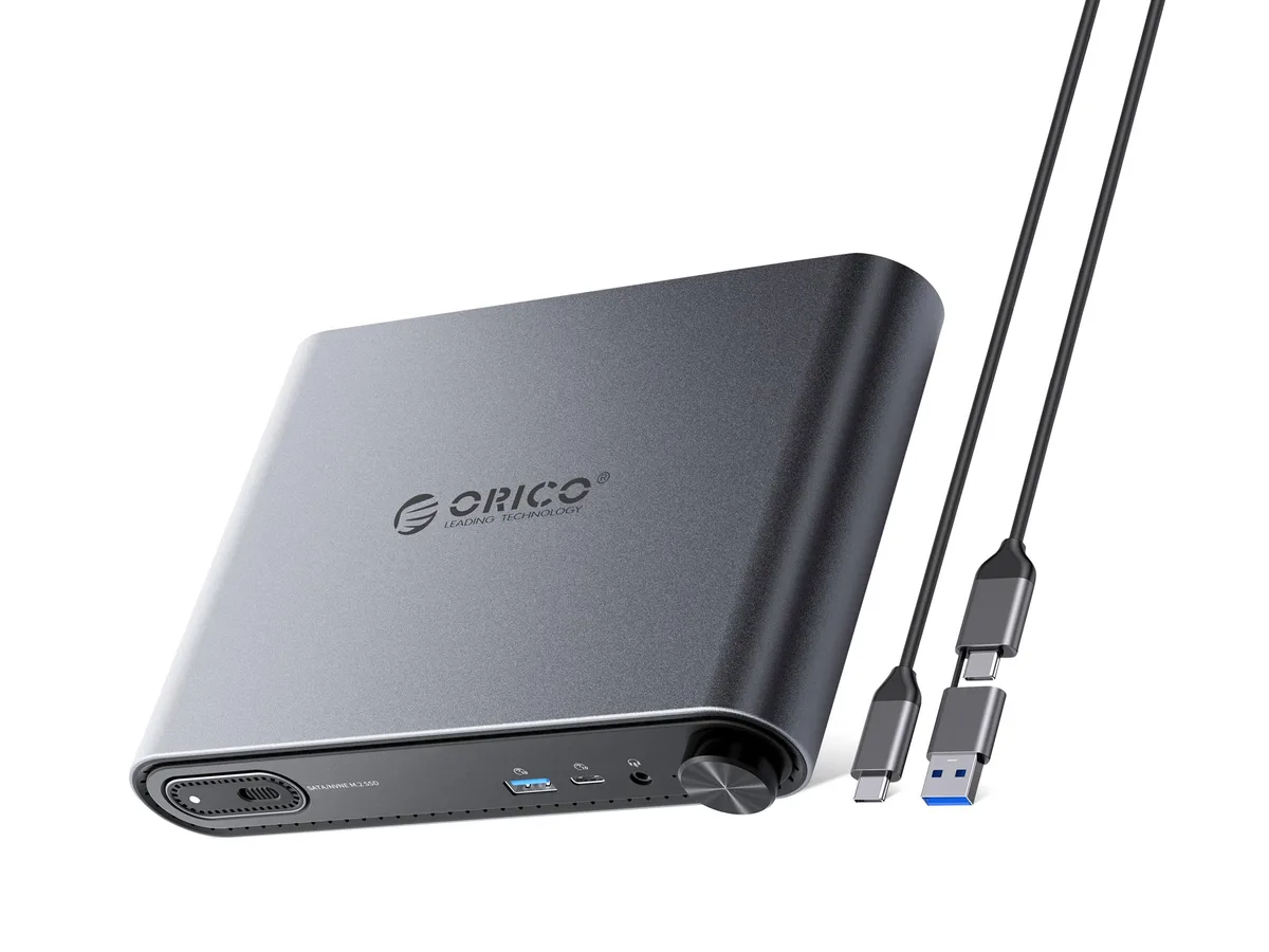Orico Orico PTM1 10 Gbps M.2 docking station 10 port Gray — product photo