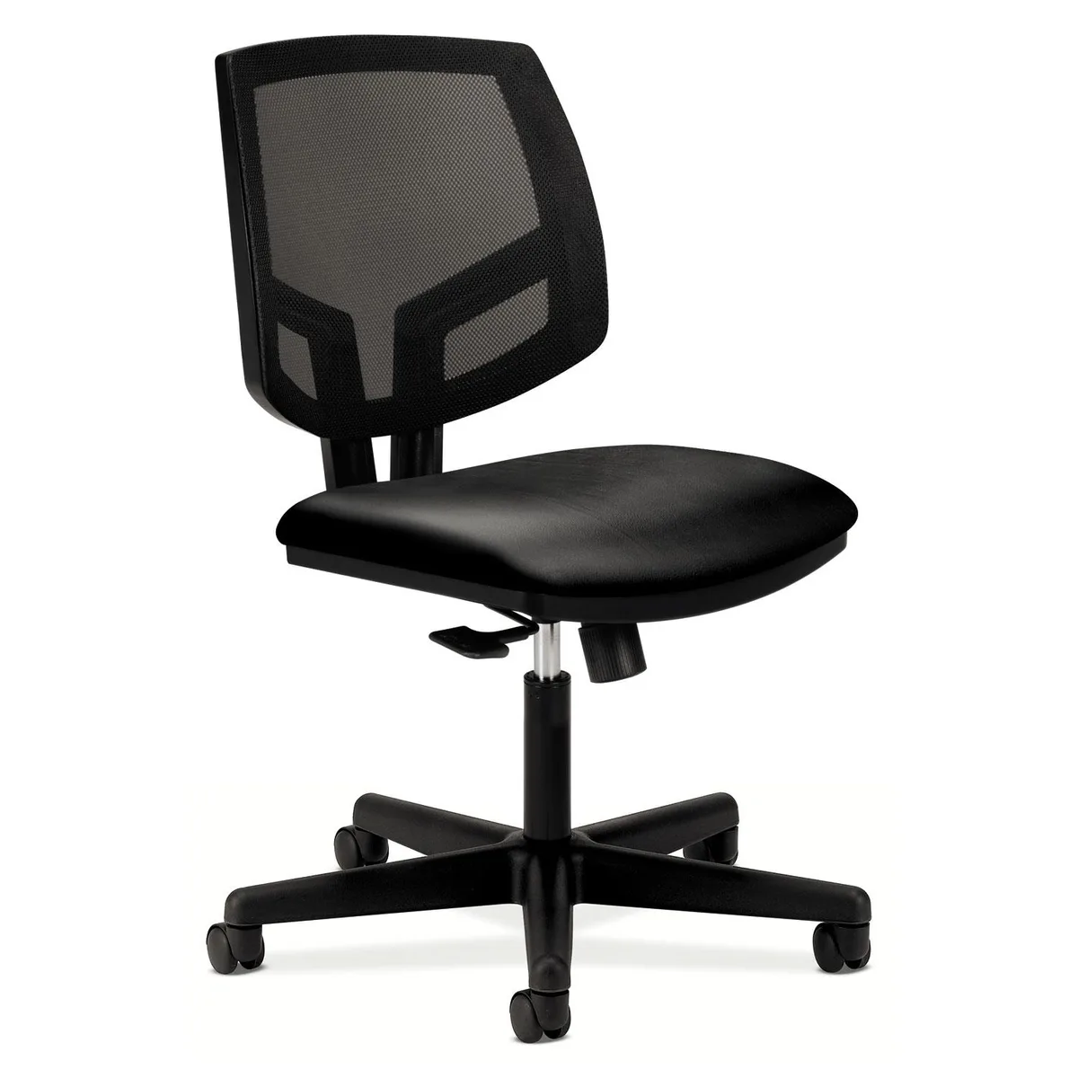 HON HON 5711SB11T Volt task chair mesh back leather seat 25.75" D x 19.25" W x 38.75" H — product photo