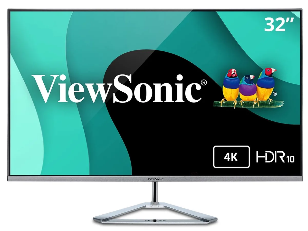 ViewSonic ViewSonic VX3276-4K-MHD 31.5" 4K 60Hz VA monitor — product photo