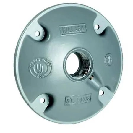 Killark Killark VJH-1WW Hub Cover 1/2 Hub Size Gray — product photo
