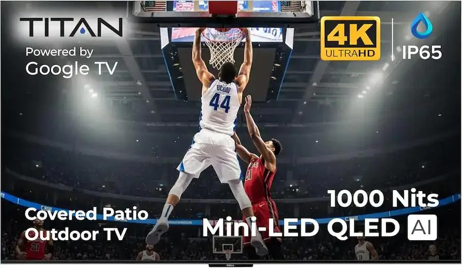 Titan Outdoor TV Titan Outdoor TV G100-QLED-85 85" QLED 144 Hz 1000 cd/m² — product photo