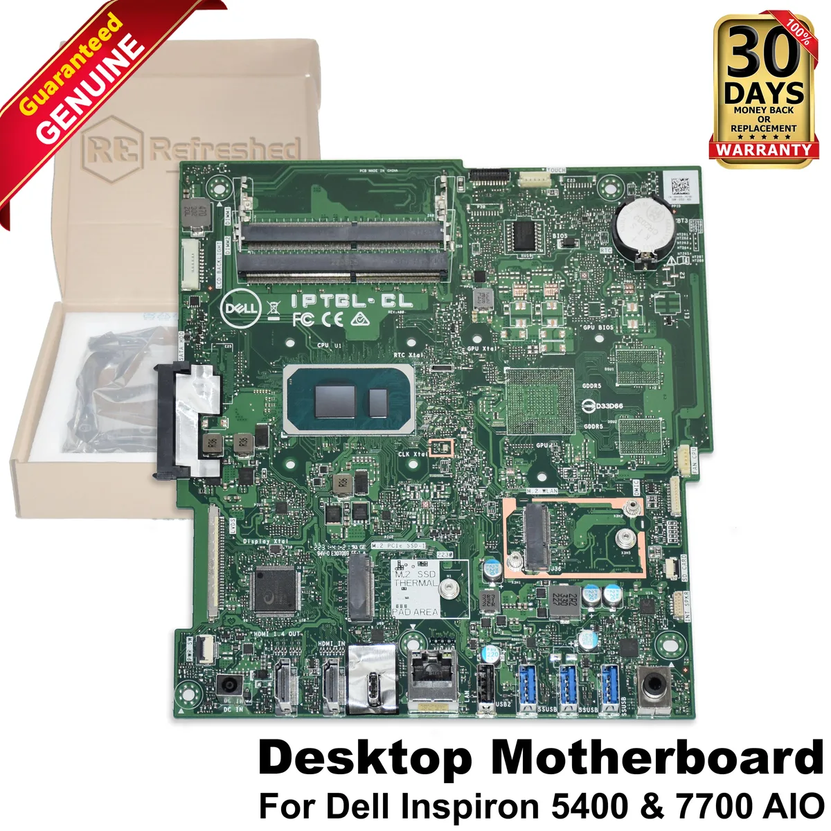 DELL DELL Inspiron 5400 7700 AIO i5-1135G7 Motherboard VV4V0 laptop replacement part — product photo