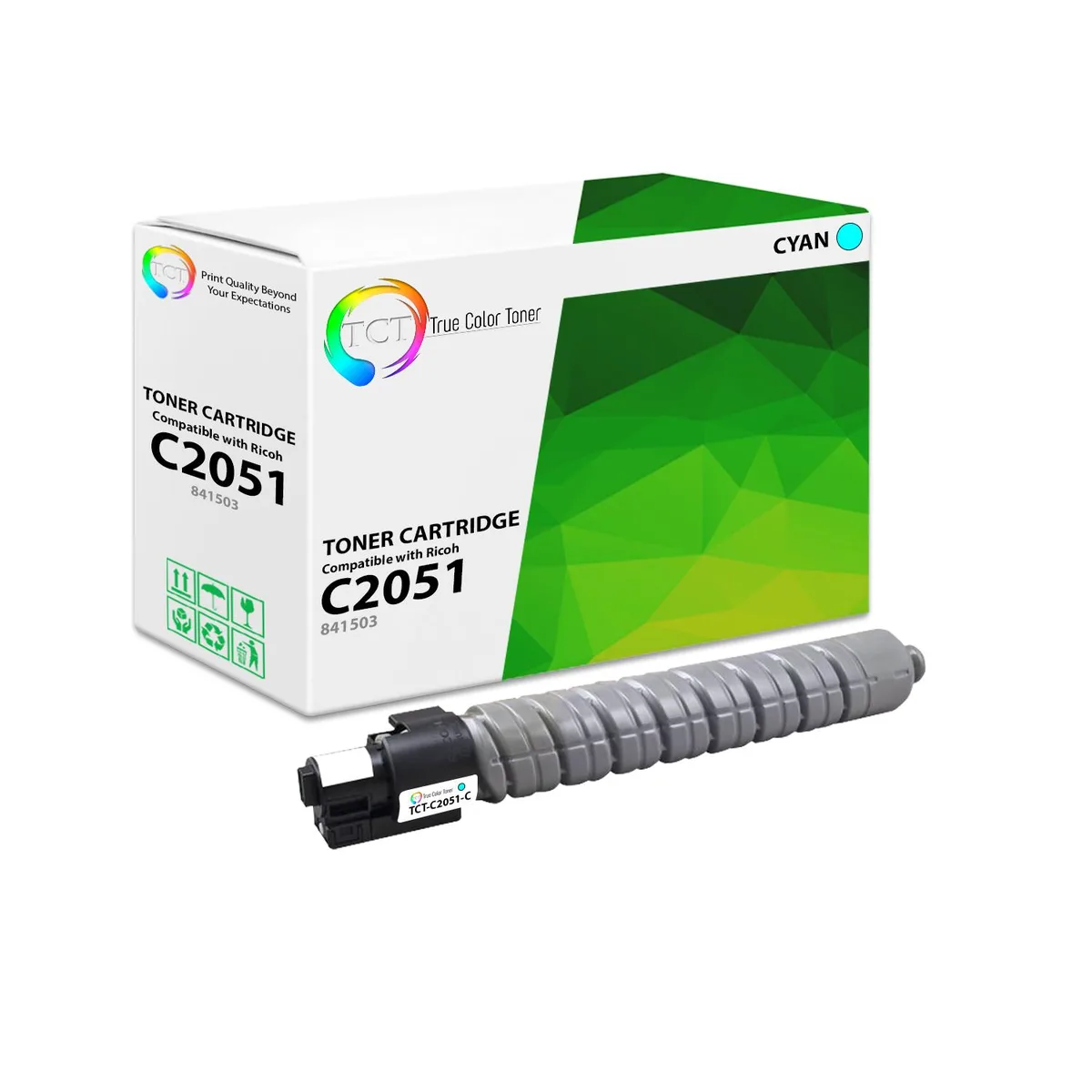 True Color Toner True Color Toner 841503 Cyan Toner Cartridge 9500 Pages — product photo