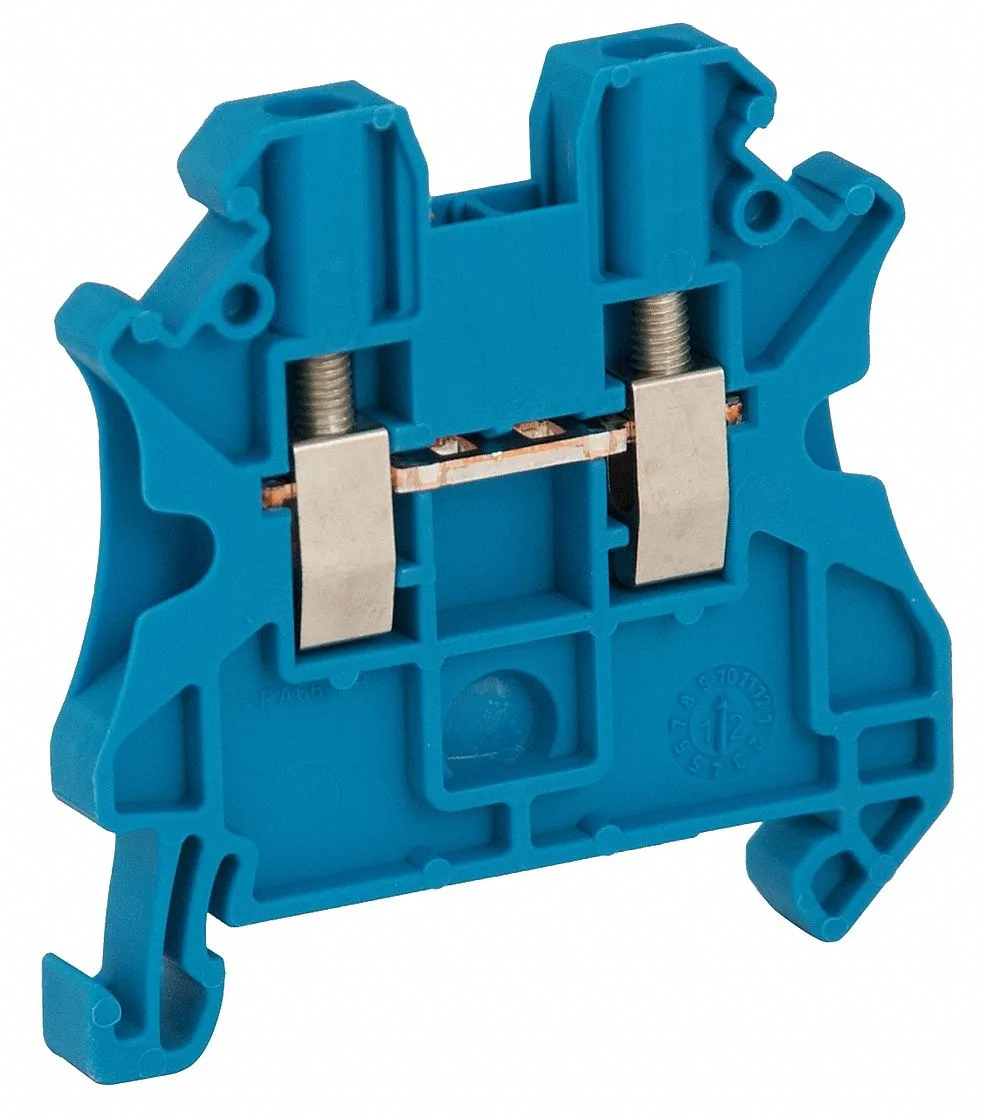 Schneider Electric Schneider Electric NSYTRV22BL Terminal Block 20 A Blue — product photo