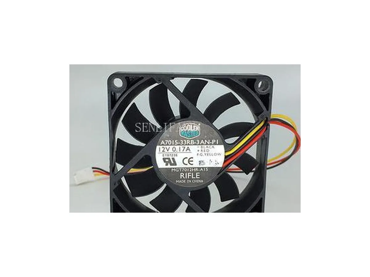 Fans Fans A7015 70x70x15mm 12V .17A 3-Wire Server Cooler Fan — product photo