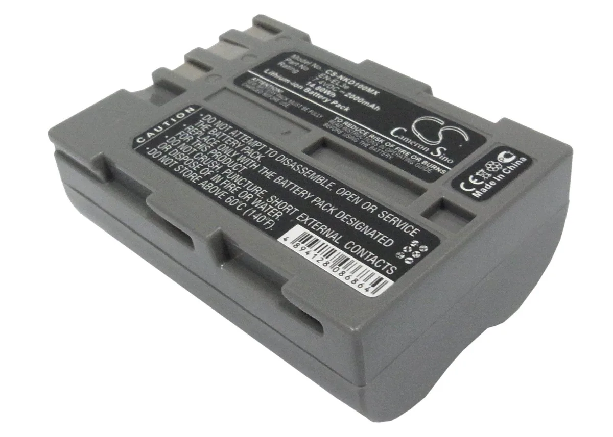 Cameron Sino EN-EL3e Replacement Battery 2000mAh 14.80Wh — product photo