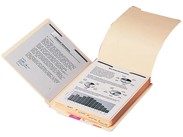 Smead Smead 35600 Stackable End Tab Dividers, Letter, 1/2" Cap, 10 Sets — product photo