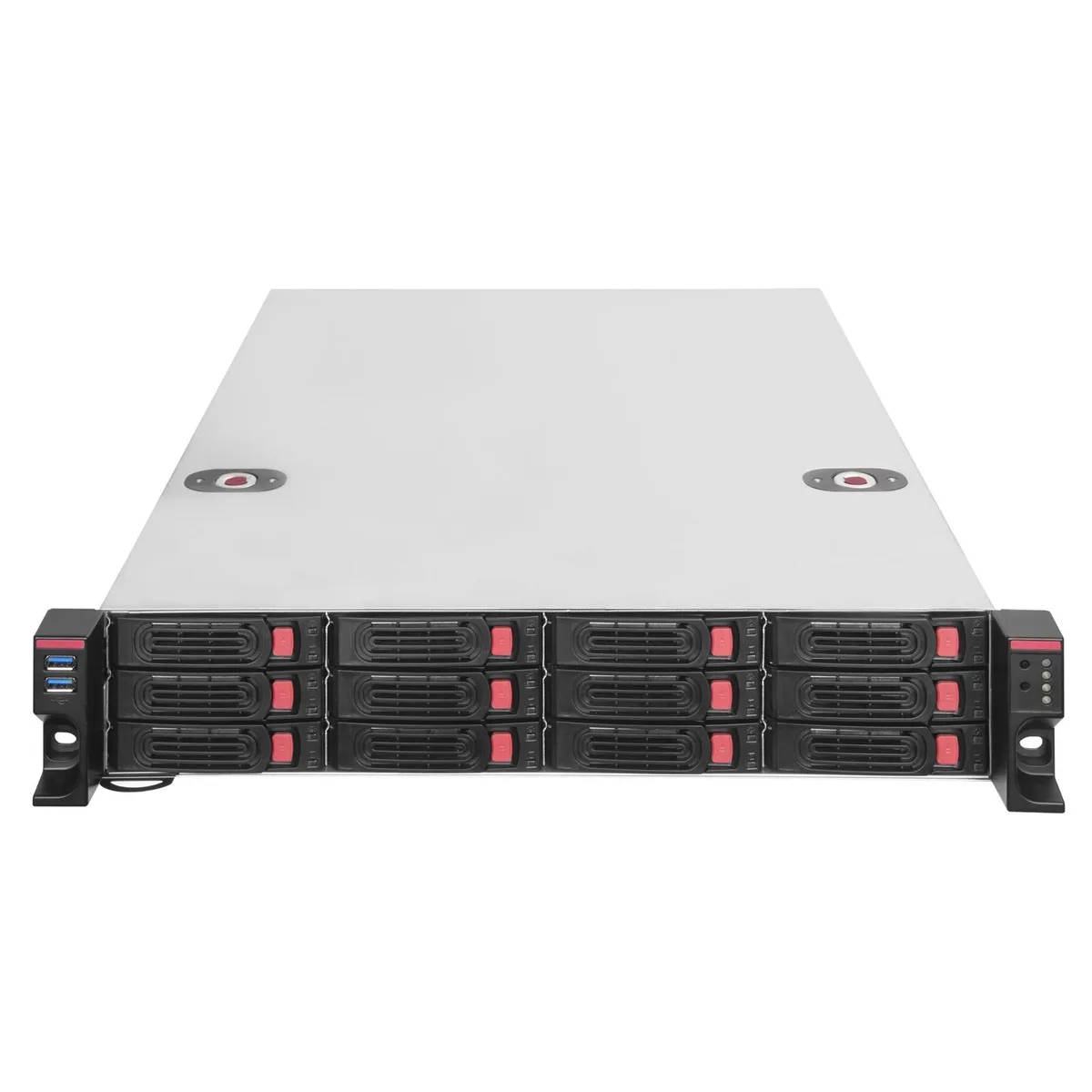 Silverstone Silverstone RM22-312 2U 12-bay 2.5" / 3.5" server chassis — product photo