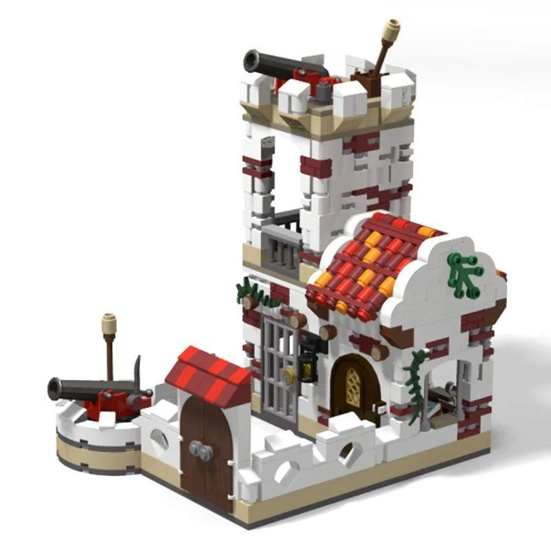ZITIANYOUBUILD ZITIANYOUBUILD MOC-72193 Pirate Prison 1592 Parts Educational Building Set — product photo