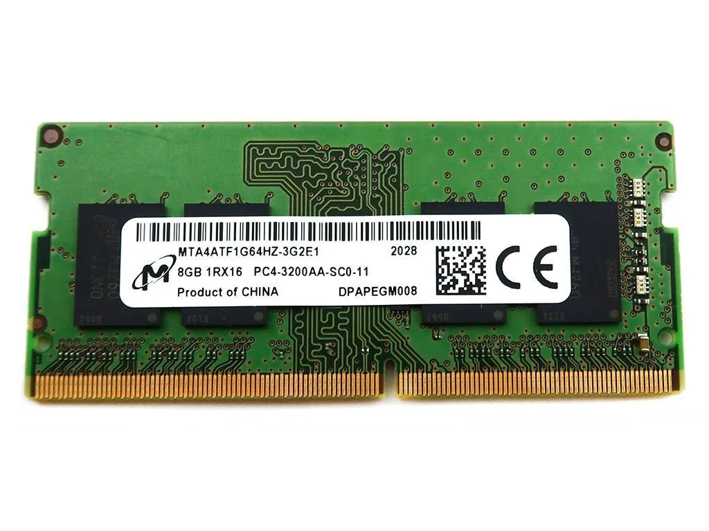 Micron Technology, Inc. Micron Technology, Inc. MTA4ATF1G64HZ 8GB DDR4 SO-DIMM 3200MHz CL22 accessory — product photo
