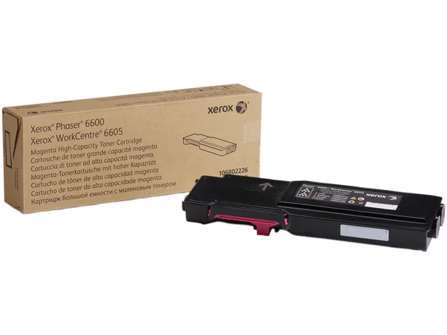 XEROX Xerox 106R02226 High Yield Magenta Toner Cartridge 6000 Pages — product photo