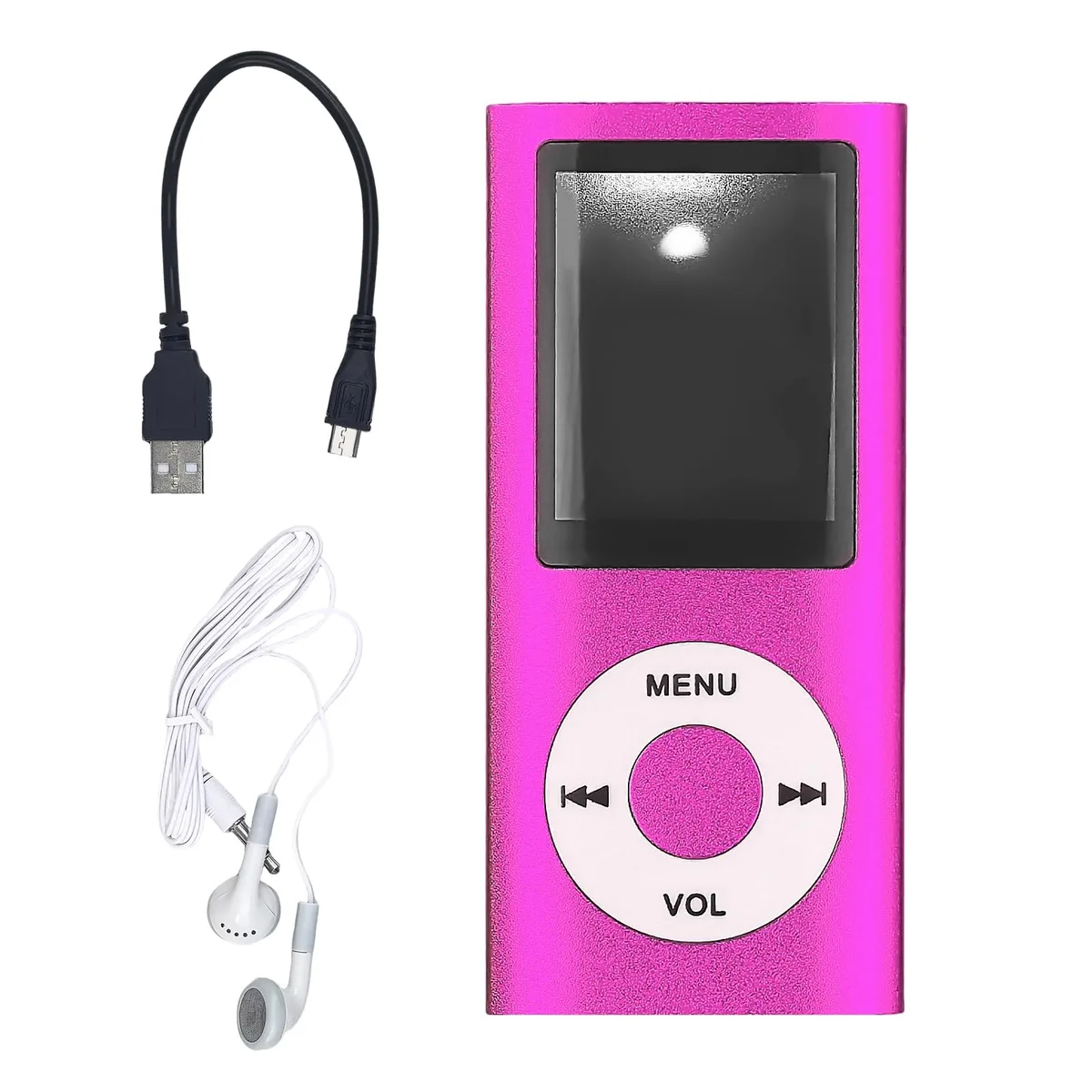  Flylin MP3 Player 64 GB 1.8" LCD Pink — product photo