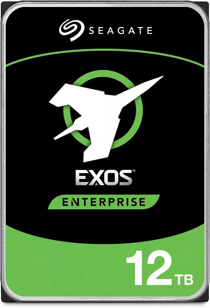 Seagate Seagate Exos X16 12TB 512E SAS internal hard drive ST12000NM002G — product photo
