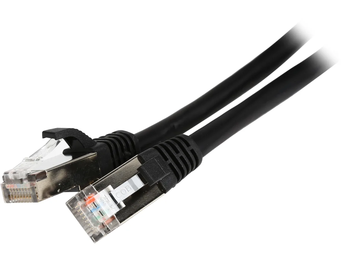 Cables To Go Cables To Go 28692 Cat5e Shielded Network Ethernet Cable 7 ft 2.13 m Black — product photo