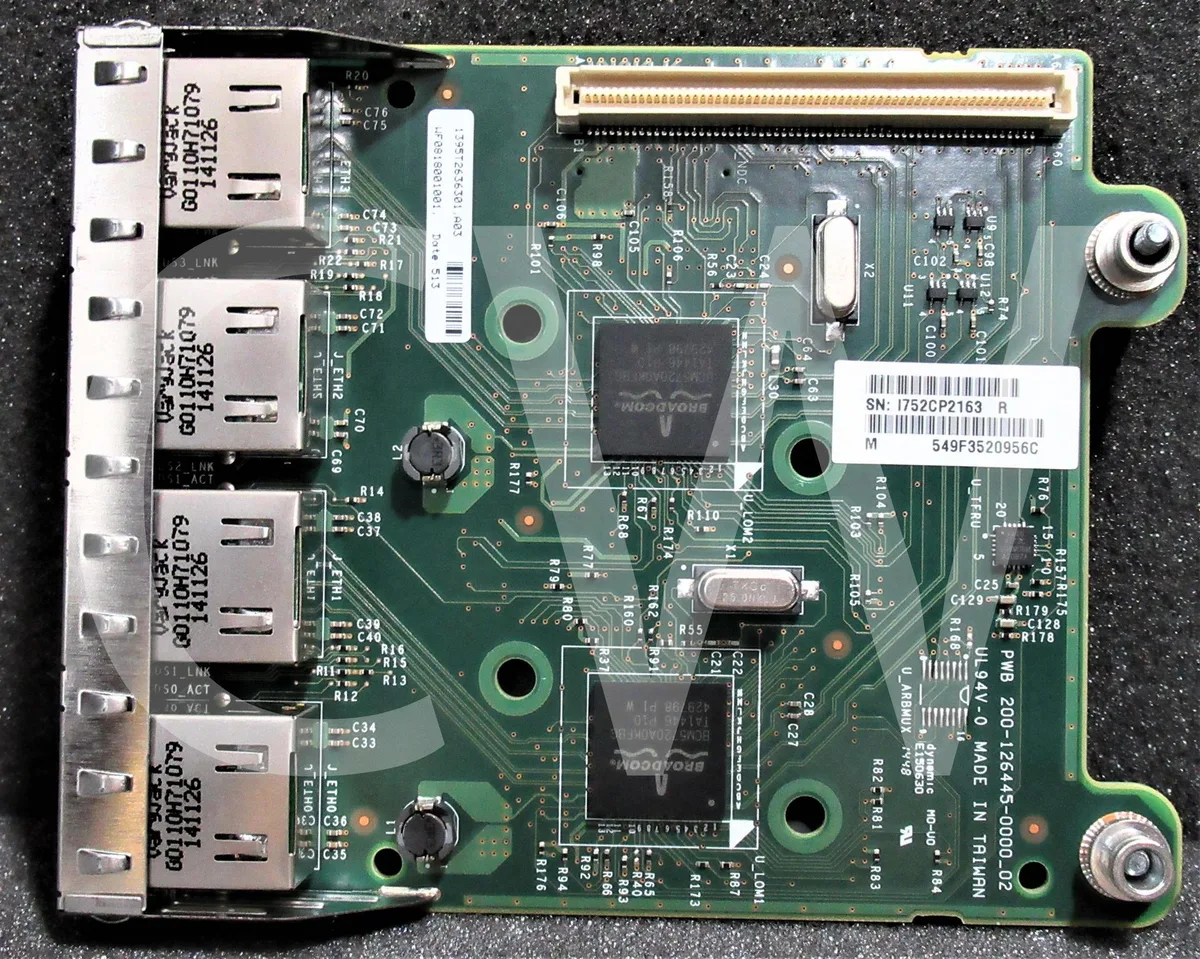 DELL DELL BCM5720 Quad Port Gigabit Ethernet Card R620 R720 R820 — product photo