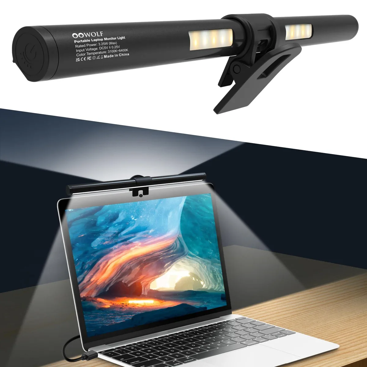 DNBeffulgent DNBeffulgent LM-US-TL04Pro Monitor Light Bar 33 cm 5 W 125 V CRI 95 — product photo