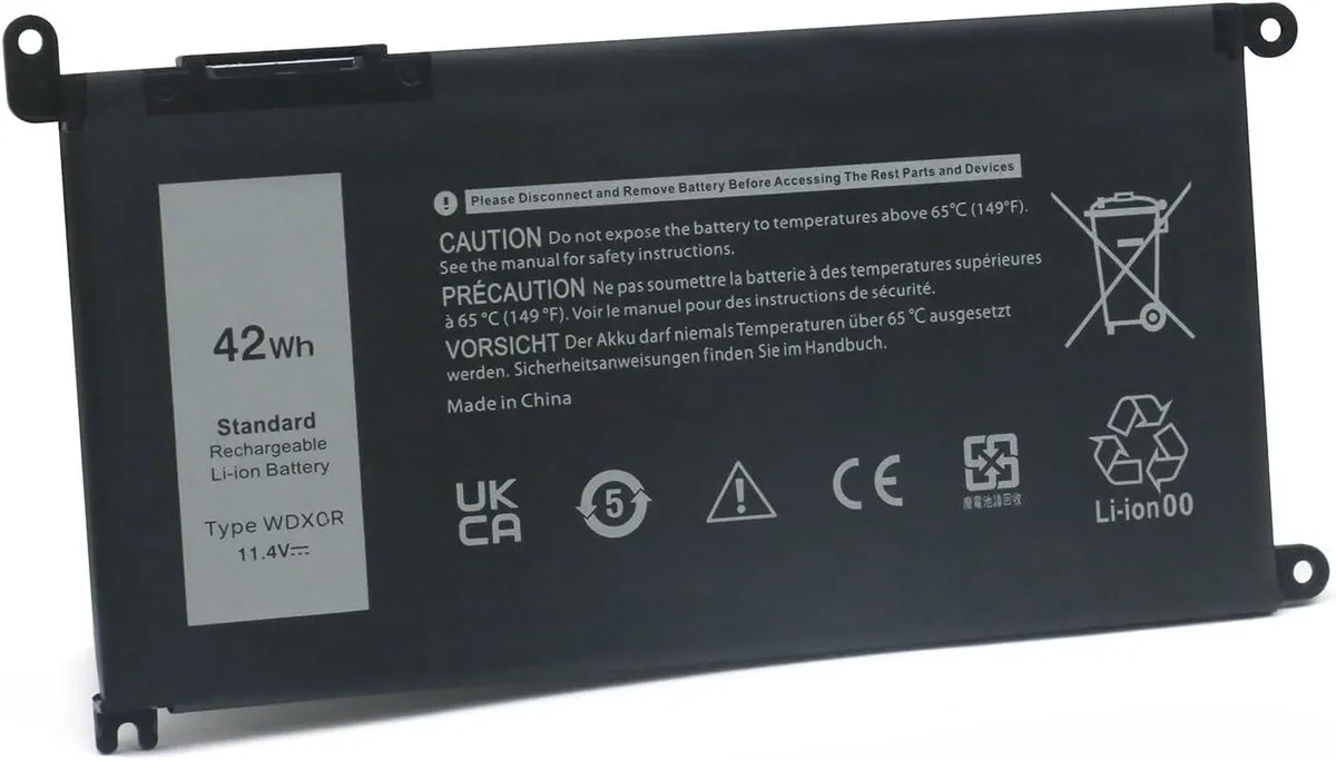 PISKEKAT PISKEKAT WDX0R 11.4V 42Wh laptop battery for Dell Inspiron 13 14 15 17 5000 7000 series — product photo