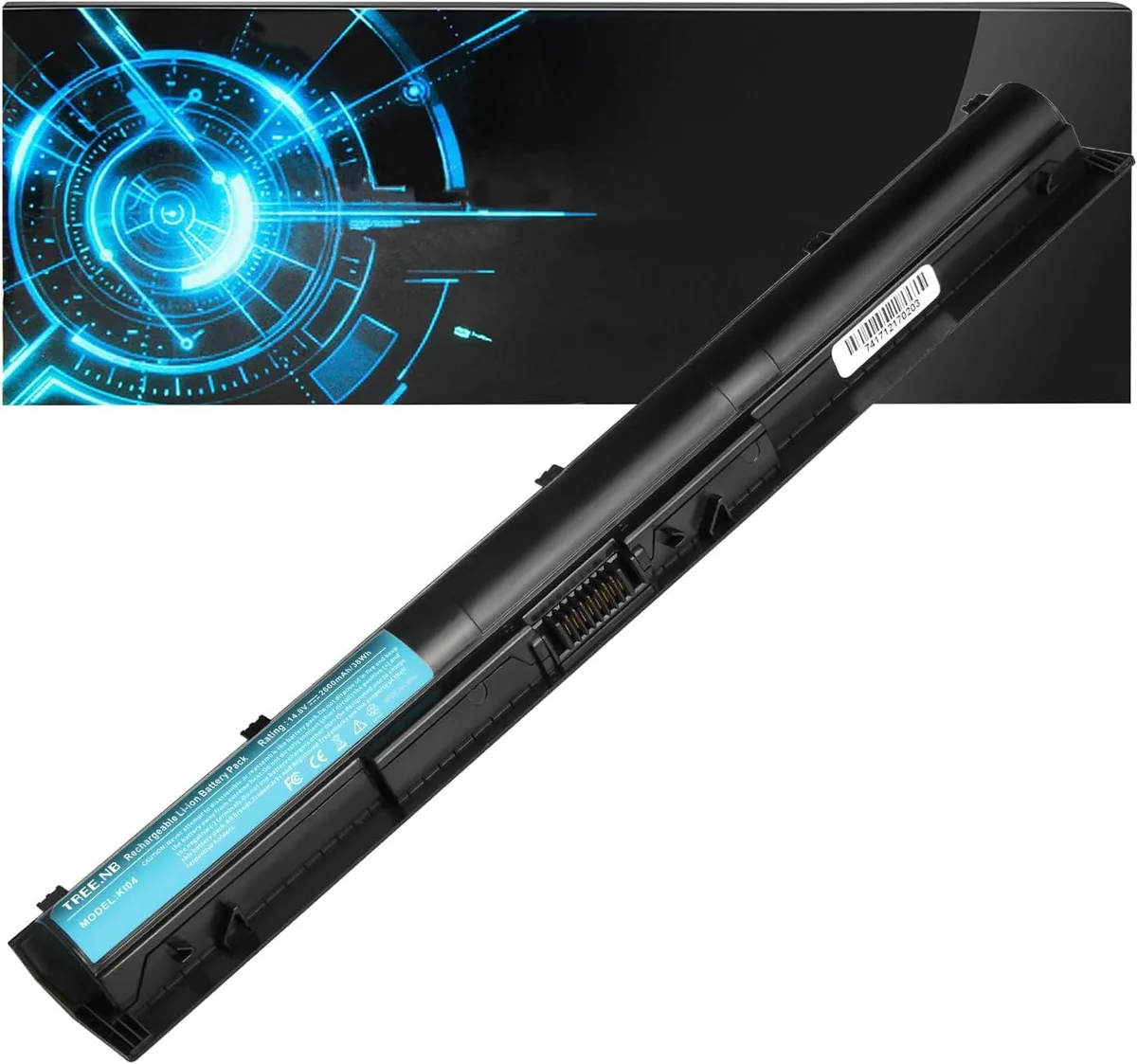 PISKEKAT PISKEKAT KI04 laptop battery 14.8V 2600mAh 38Wh 4-cell HP Pavilion 14-ab 15-ab 17-g — product photo
