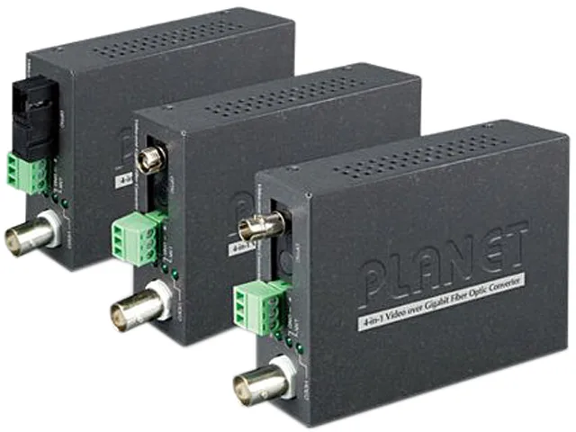 PLANET PLANET VF-106G-KIT 1-channel video fiber kit — product photo