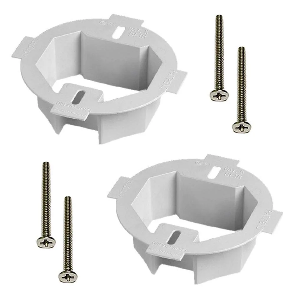 iMBAPrice iMBAPrice BE1R-2 2-Pack 1-Gang Ceiling Box Extender 4.35-Inch x 1.5-Inch video accessory — product photo
