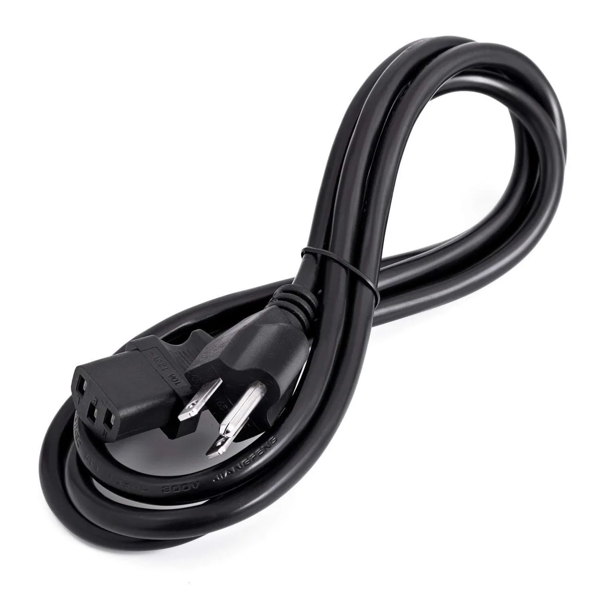 iMBAPrice iMBAPrice 6ft 18AWG AC Power Cord NEMA 5-15P to IEC 60320C13 UL Listed accessory — product photo