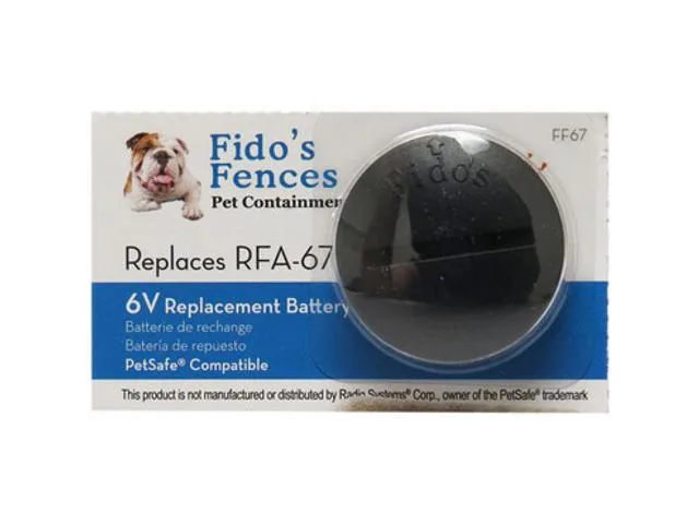 DUSLAN DUSLAN RFA-67 6 V lithium standard battery — product photo