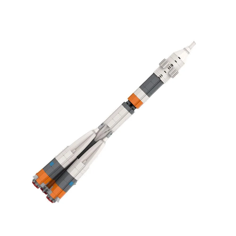 ZITIANYOUBUILD ZITIANYOUBUILD 587 1:110 Scale Soyuz Rocket Educational Building Set — product photo