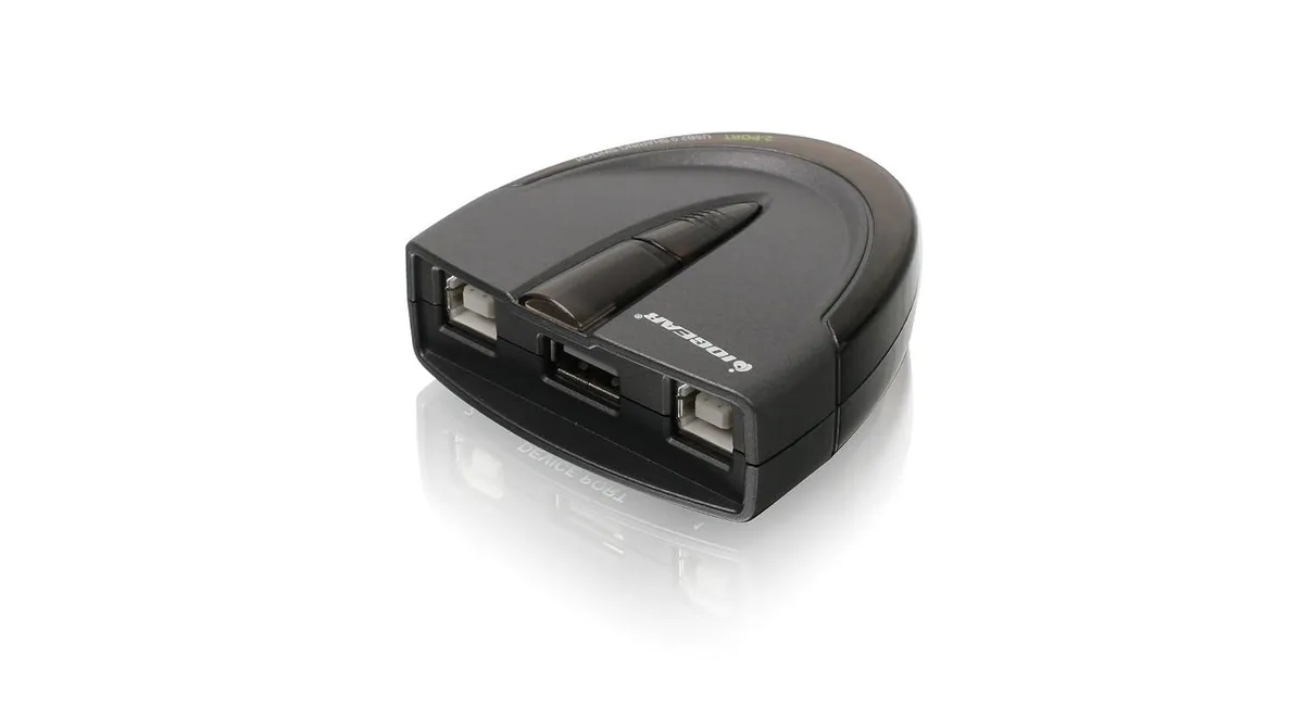 GCROWN GCROWN GUB231 2-Port USB 2.0 KVM Switch — product photo