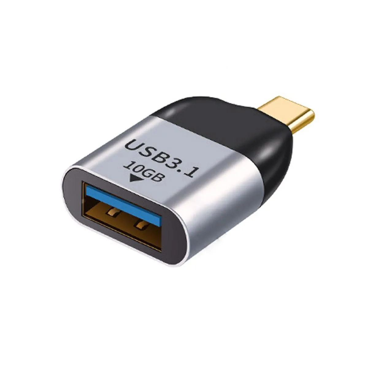 Fervit Fervit USB 3.1 Type-C Male to USB 3.0 Type-A Female OTG Adapter 10Gbps — product photo