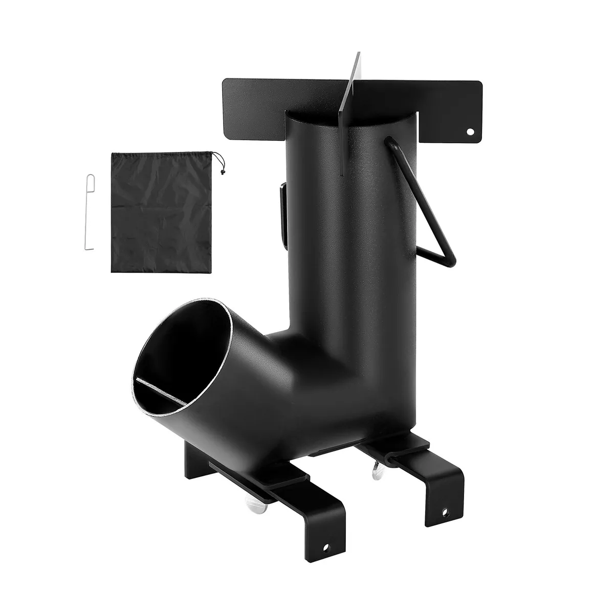 VEVOR VEVOR VOLD-005 Rocket Stove Carbon Steel 12.96 lbs Black — product photo