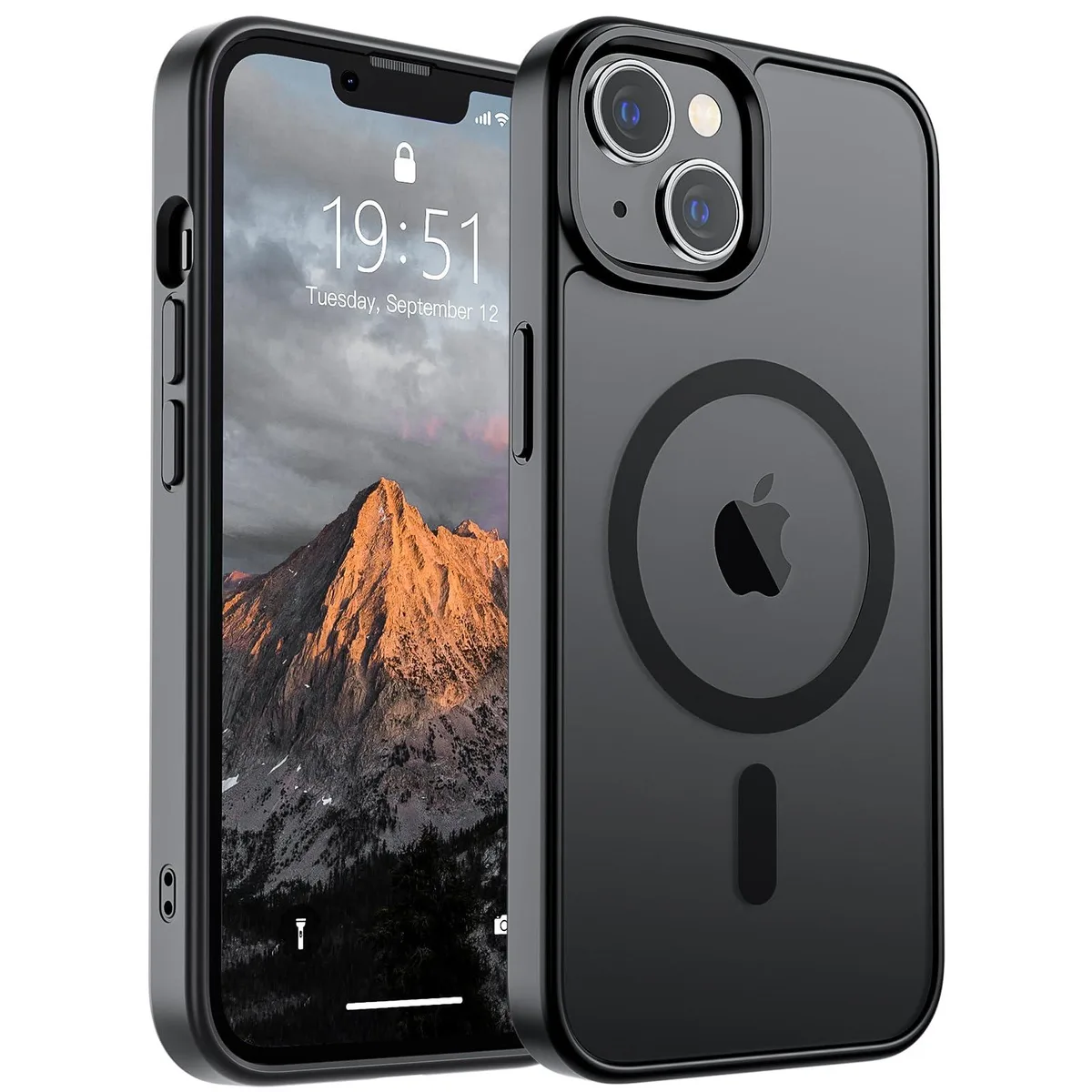 SOEWIOU SOEWIOU Magnetic Case iPhone 13/14 MagSafe 10ft Drop Black — product photo