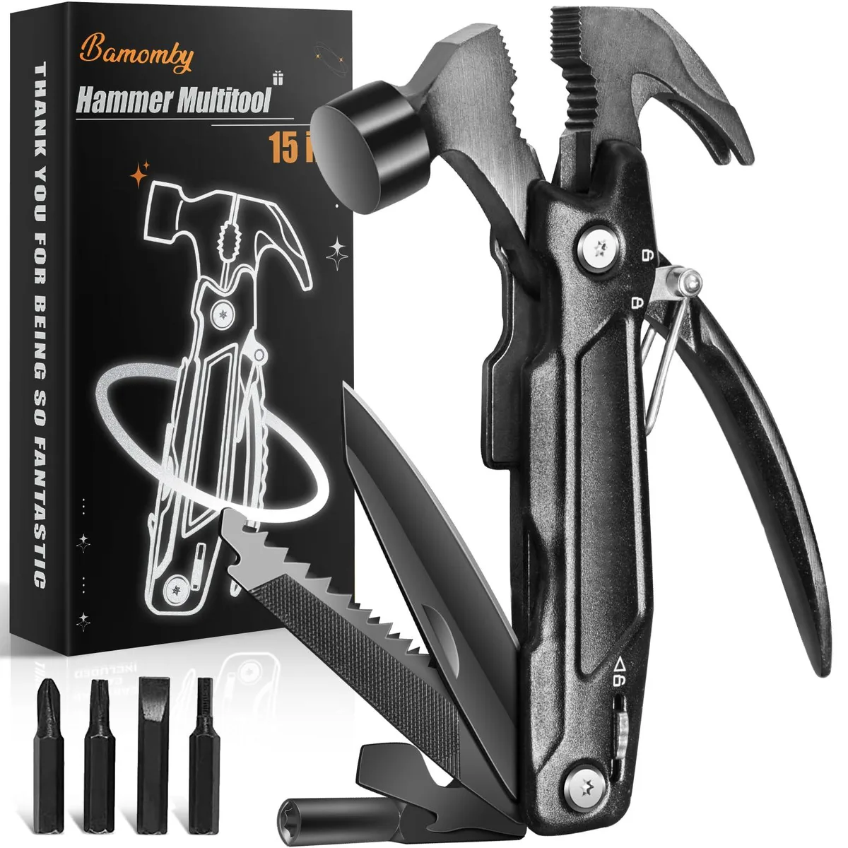 Blue Klein Tools 8-inch pliers with steel handles and reinforced neoprene rubber strap