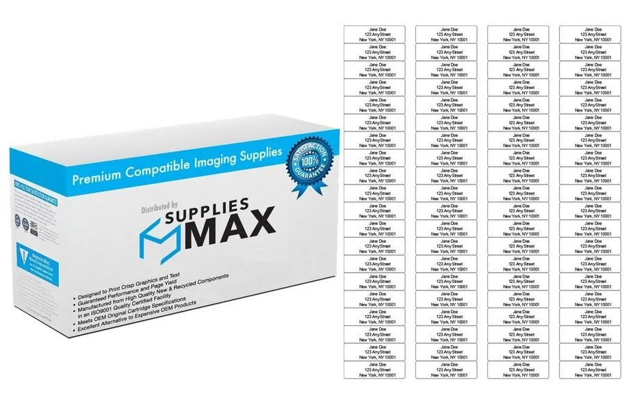 SuppliesMax SuppliesMax 5167 White Return Address Labels 8000 Count — product photo