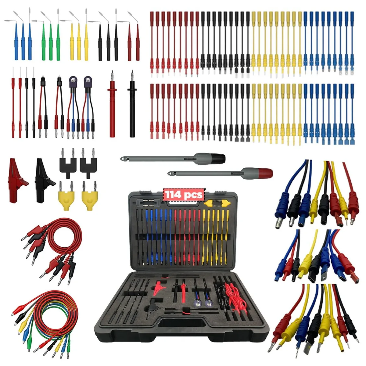 BFKK BFKK 114PCS Multimeter Test Leads Kit electrical system tool — product photo