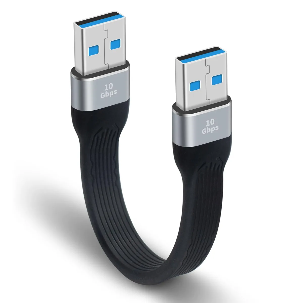 Vszerda Vszerda USB 3.0 Male-to-Male Cable 13 cm 10 Gbps Grey — product photo
