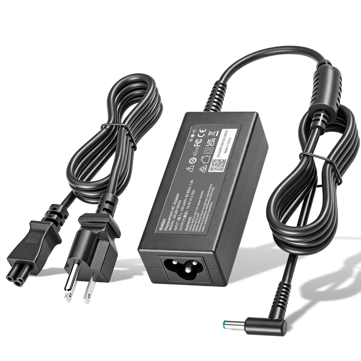  RUIQIU BRJ65195333 65W 19.5V 3.33A Blue Tip AC Adapter — product photo