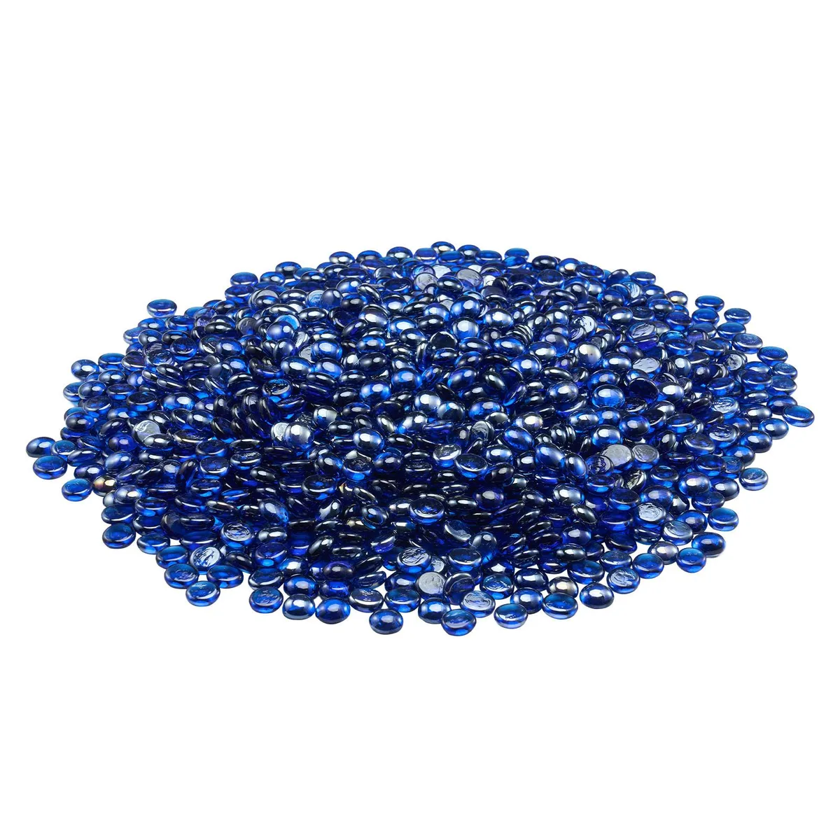 VEVOR VEVOR Fire Glass 10 lbs 4.5 kg 3/4 in 19.05 mm Cobalt Blue — product photo