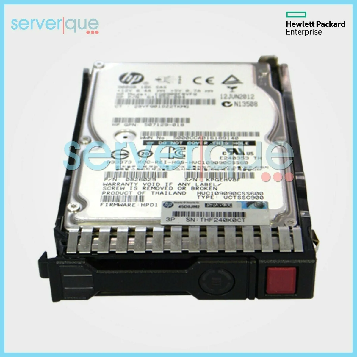 HPE HPE 400GB SAS 12G 2.5" SFF Smart Carrier SSD — product photo