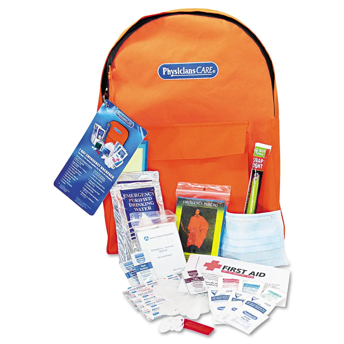 ACME ACME 90123 First Aid Kit 43 pc Orange 12.5"x4.5"x17.5 — product photo