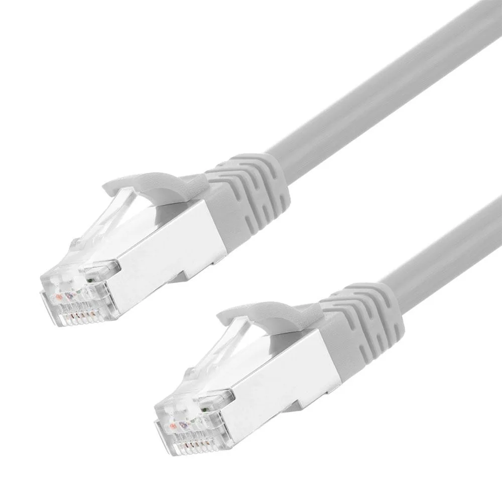 NavePoint NavePoint CAT6A S/FTP 26AWG 10 Ft 5 pack Gray network ethernet cable — product photo