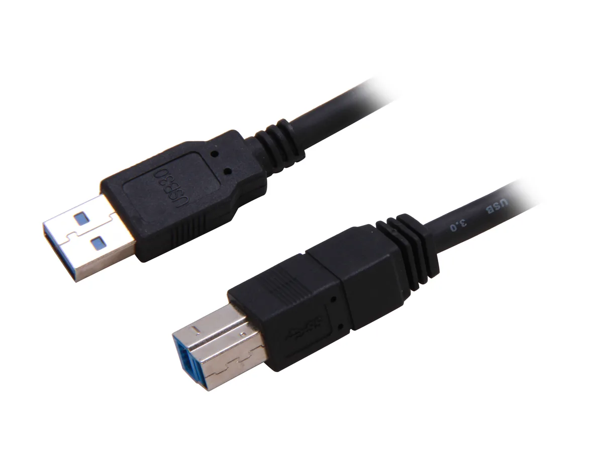 STARTECH STARTECH USB3SAB10BK 10 ft USB 3.0 cable A to B male male black — product photo