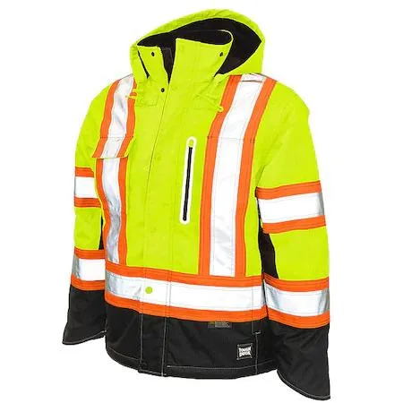 Tough Duck Tough Duck S24511 Hi-Vis Parka Flo Green L personal protective equipment — product photo