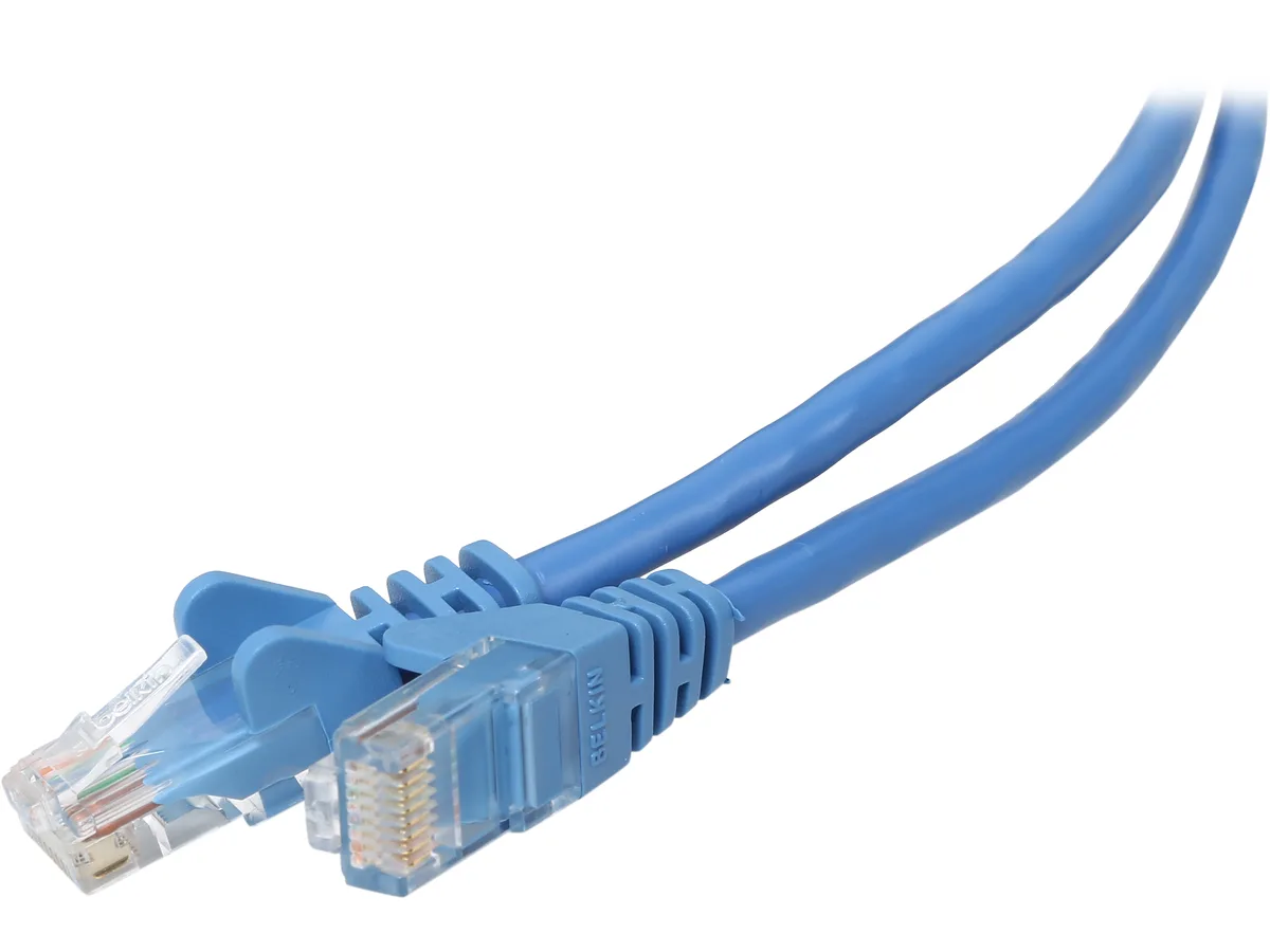 Belkin Belkin A3L791b50-BLU-S Cat 5E network ethernet cable 50 ft blue — product photo