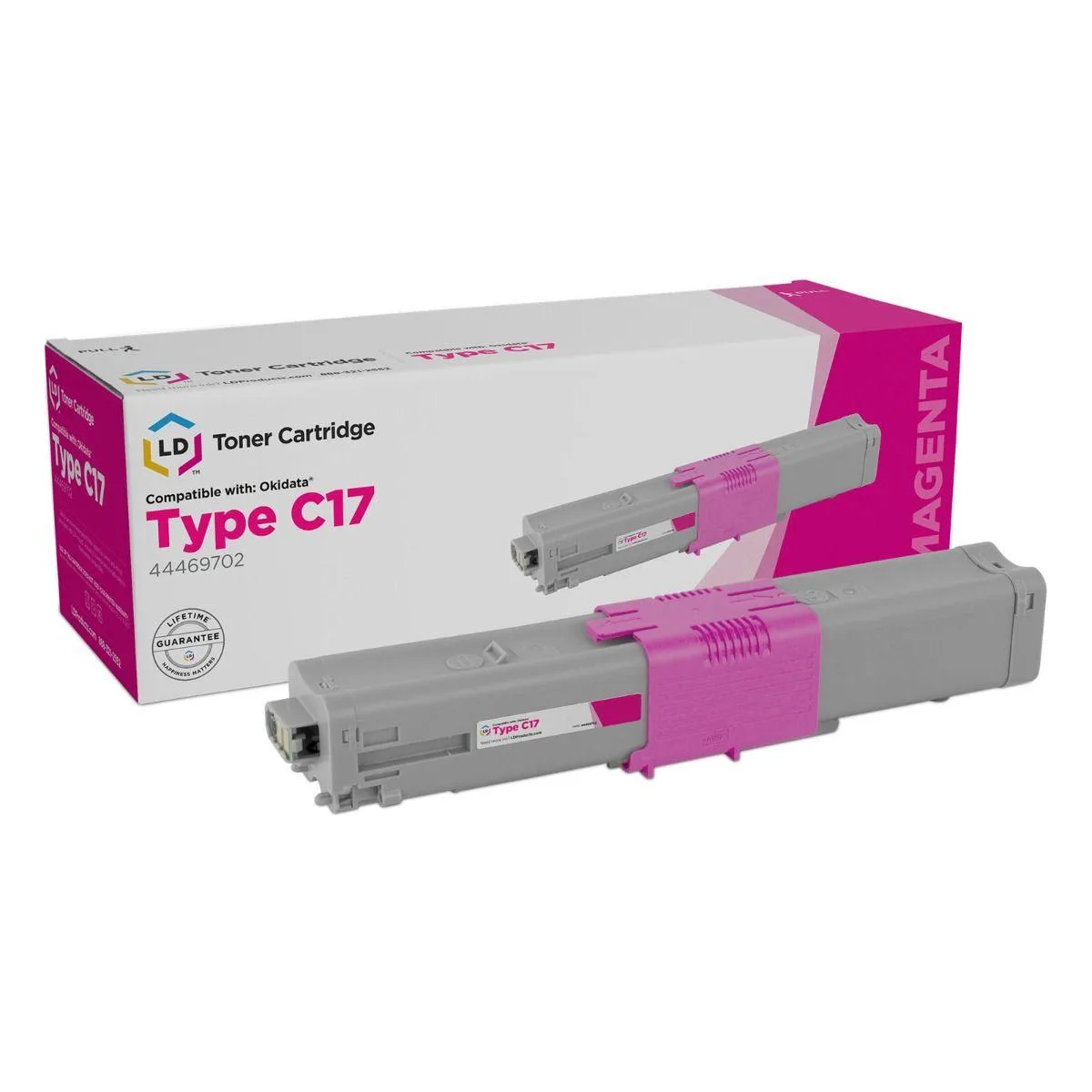 LD Products LD Products 44469702 (Type C17) Magenta Toner Cartridge — product photo