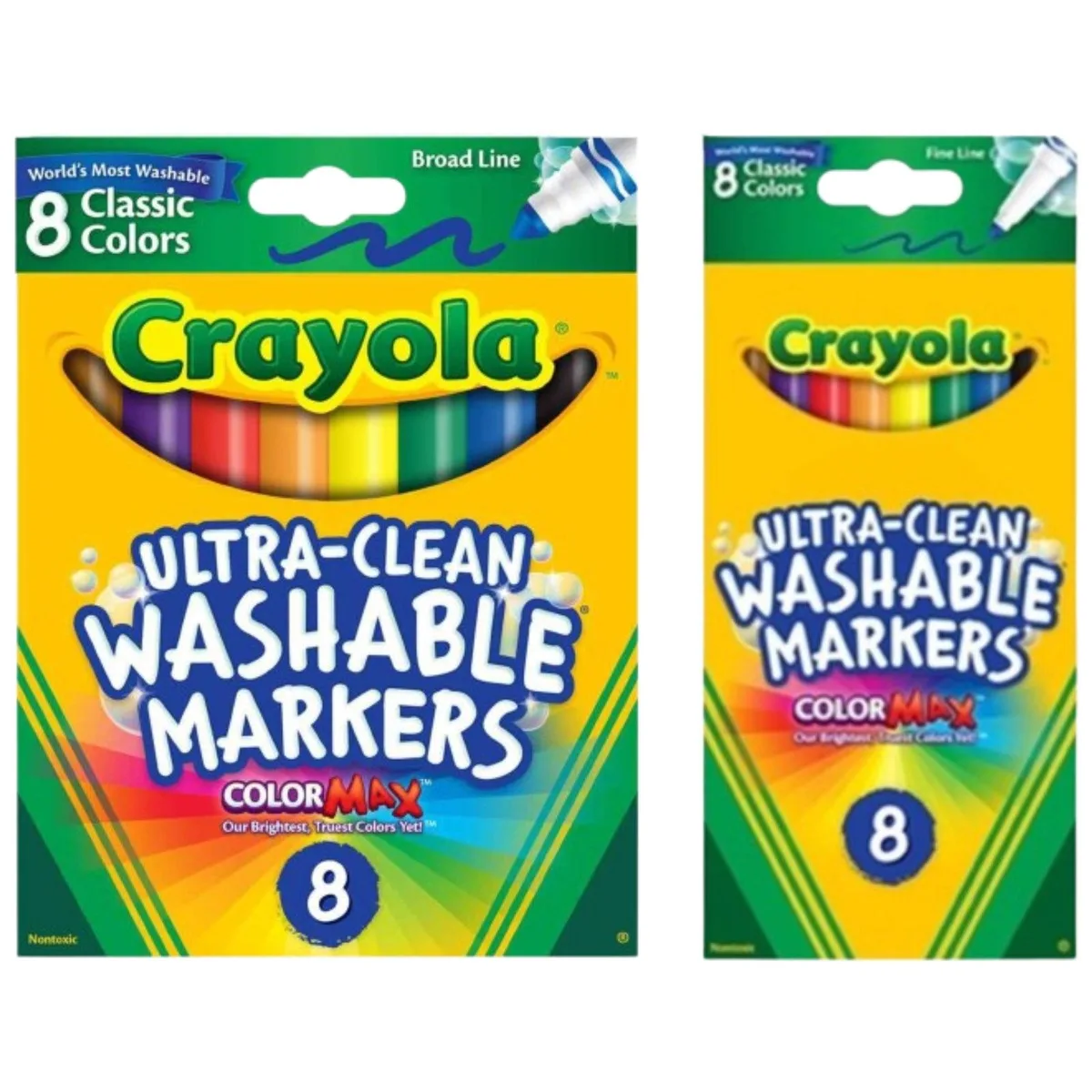 Crayola Crayola SP-53653273084222 16 Washable Markers illustration — product photo