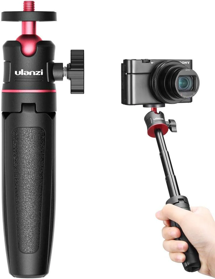 PISKEKAT PISKEKAT Black Mini Tripod Security Camera Stand 1/4" Screw 2kg — product photo