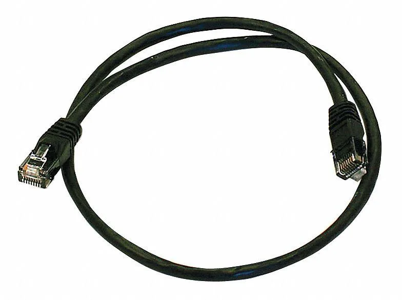 Monoprice Inc. Monoprice 103363 Cat5e network ethernet cable 2ft Black 24AWG 350MHz UTP — product photo