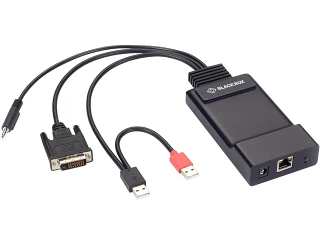 Black Box Corporation Black Box EMD200DV-T DVI KVM-over-IP Transmitter 12-in — product photo