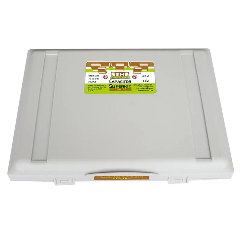 Analog Technologies Analog Technologies CRF04-42V-100 SMD capacitor kit 0402 42 values 100pcs — product photo
