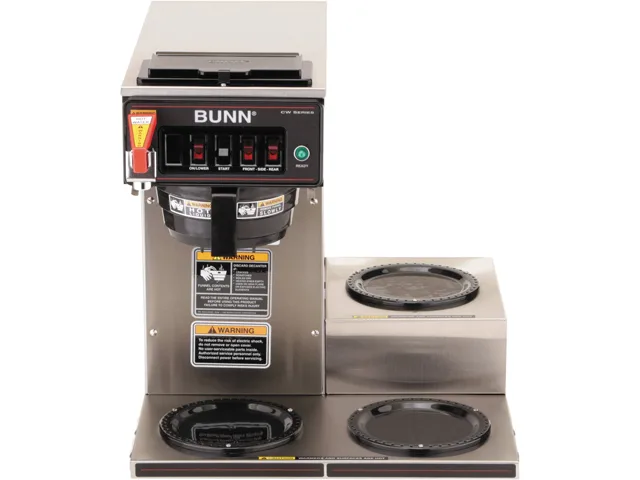 Bunn Bunn 12950.0212 CWTF15-3 automatic coffee maker 3 warmers — product photo
